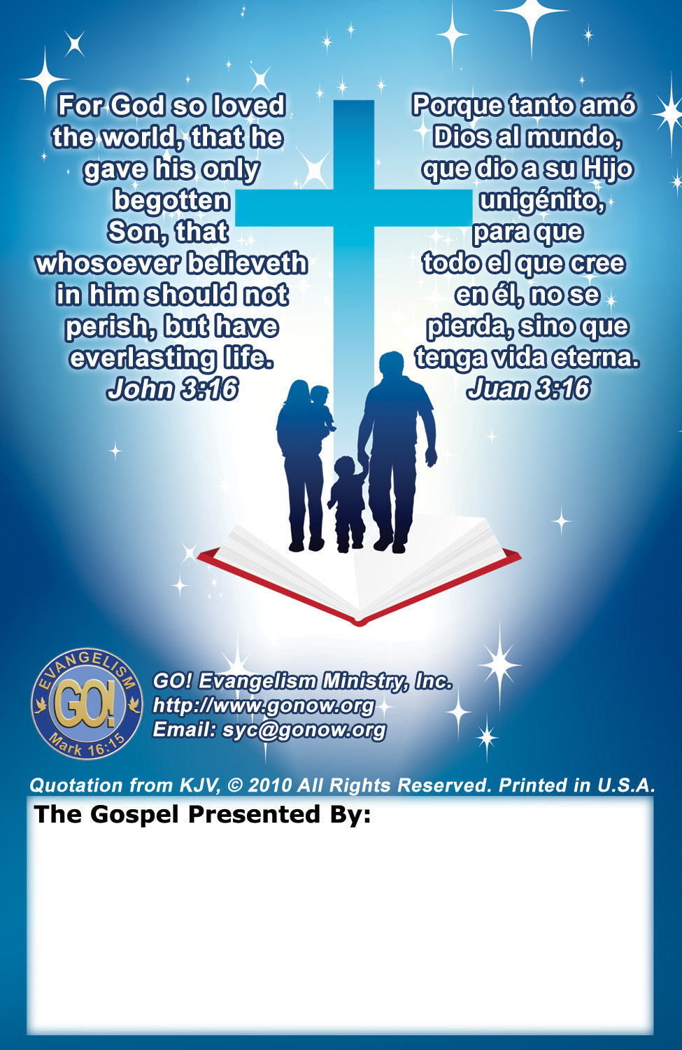 Kid's English & Spanish Gospel Bible Tracts - BibleTracts.org - GO! Evangelism