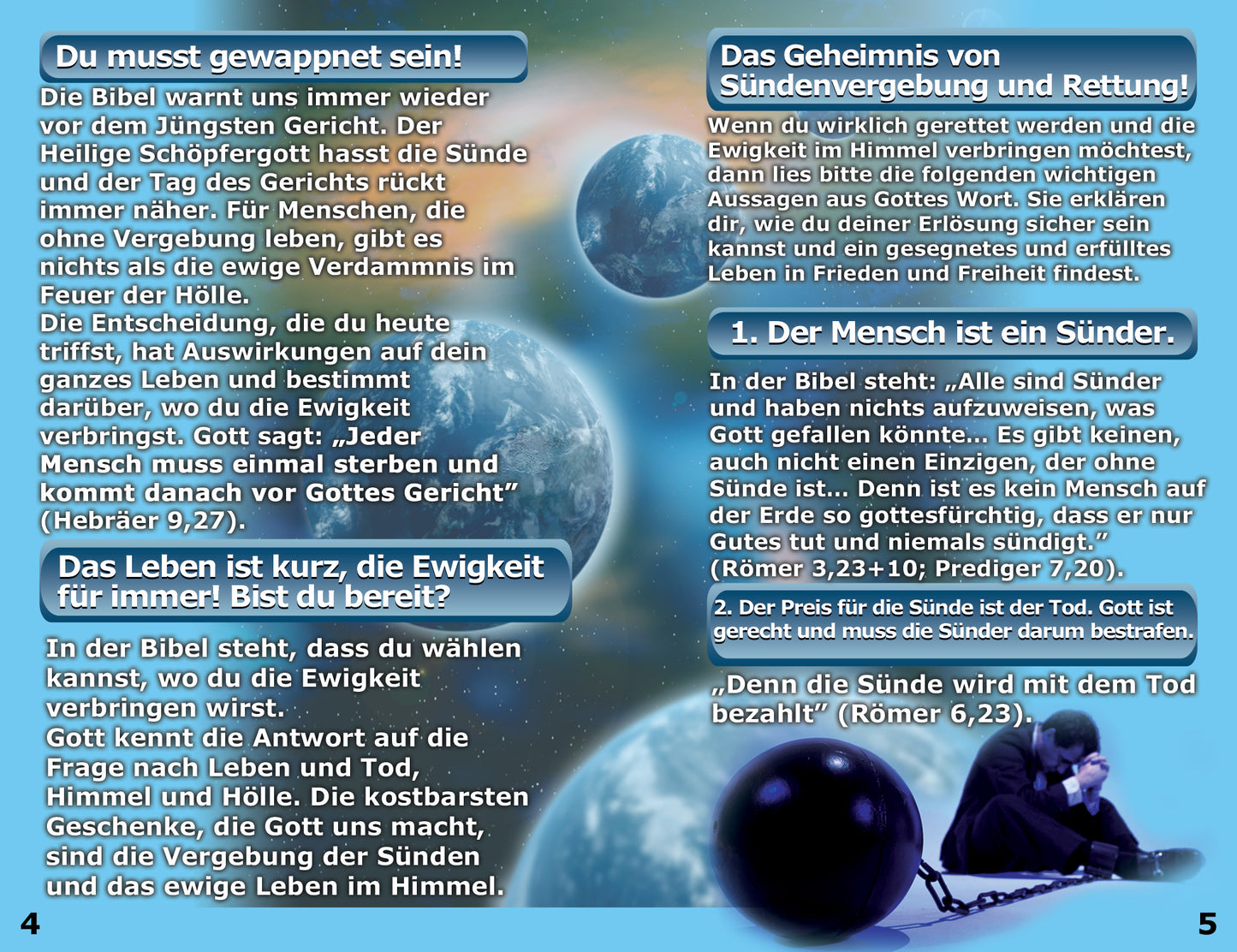 Germany Gospel Bible Tracts - BibleTracts.org - GO! Evangelism