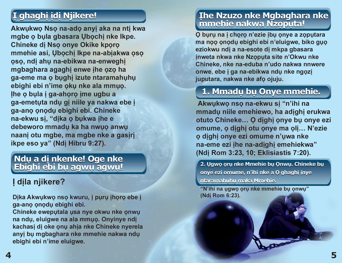 Igbo Gospel Bible Tracts - BibleTracts.org - GO! Evangelism