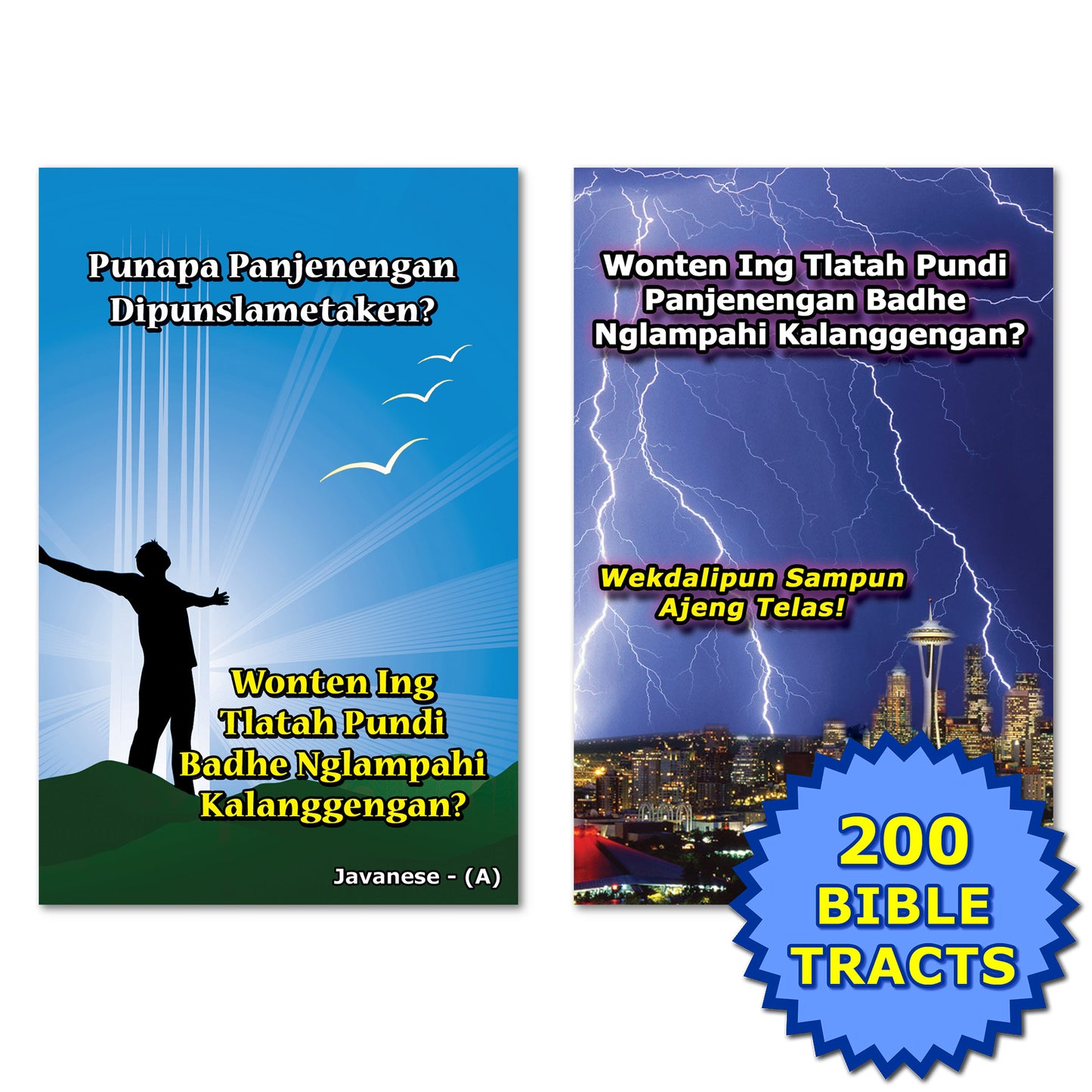 Javanese Gospel Bible Tracts - BibleTracts.org - GO! Evangelism