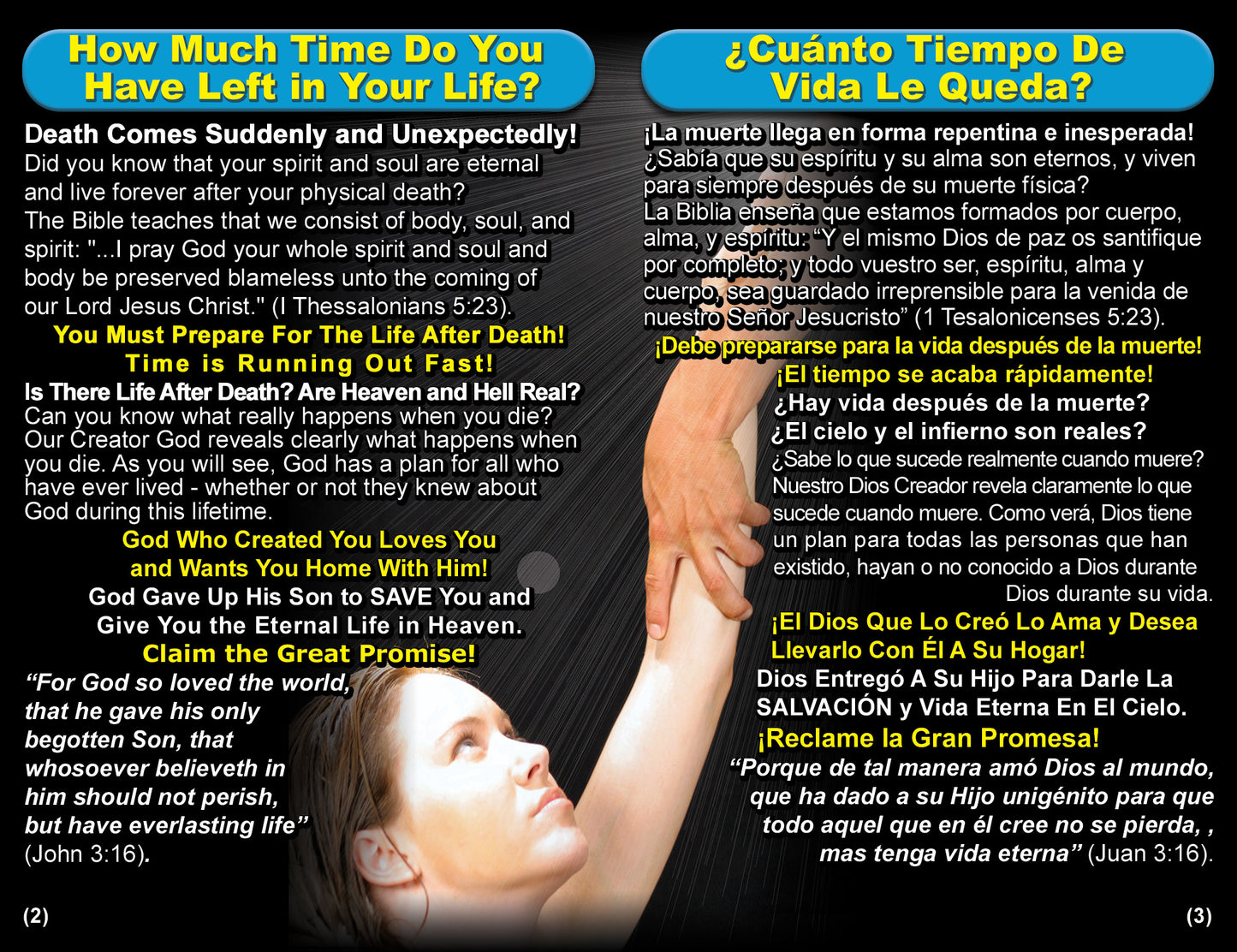 English & Spanish Rapture Gospel Bible Tracts - BibleTracts.org - GO! Evangelism