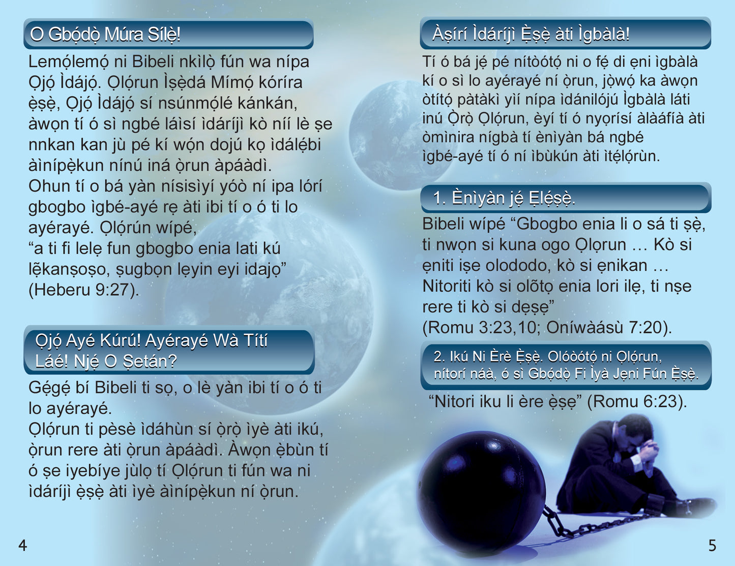 Yoruba Gospel Bible Tracts - BibleTracts.org - GO! Evangelism
