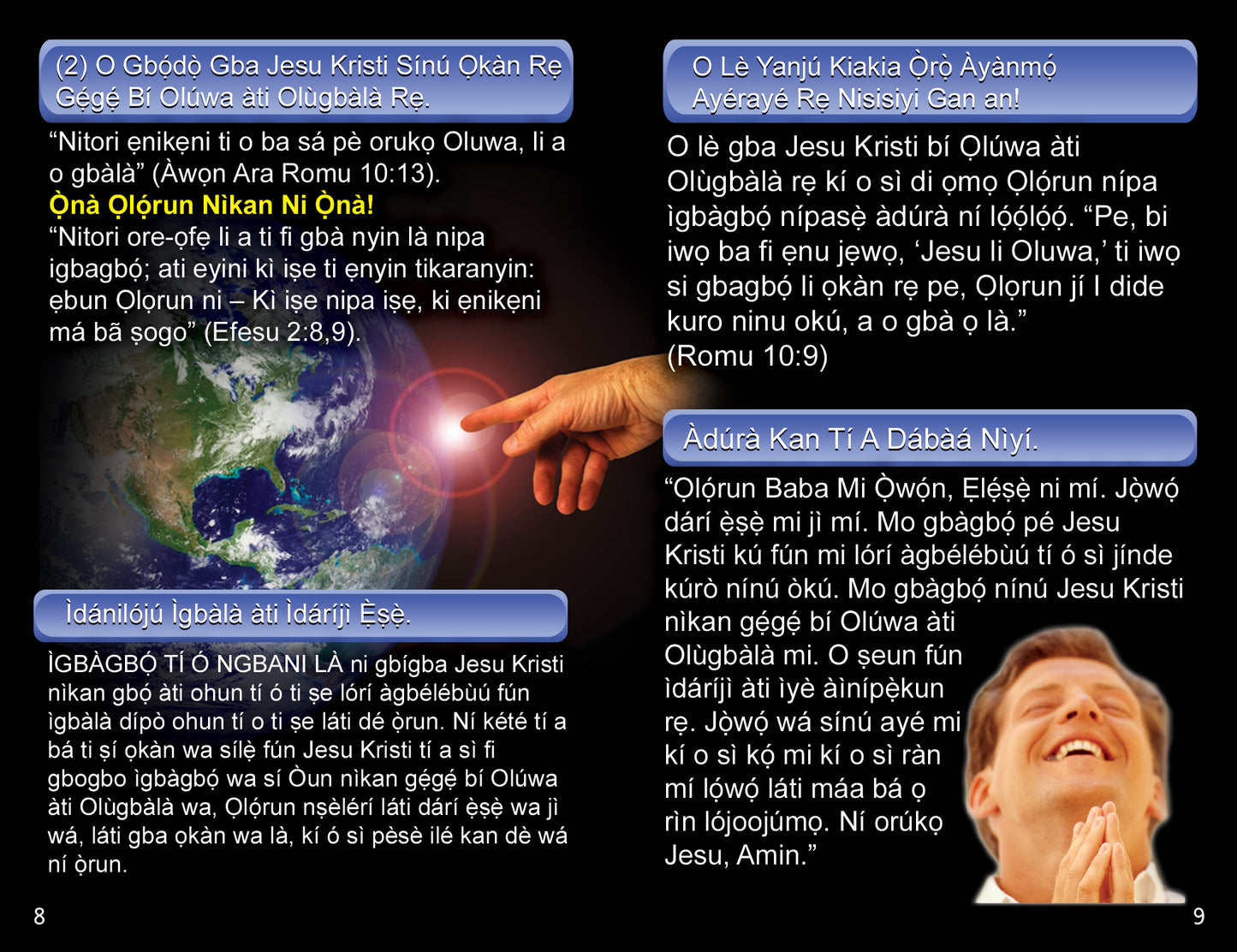 Yoruba Gospel Bible Tracts - BibleTracts.org - GO! Evangelism