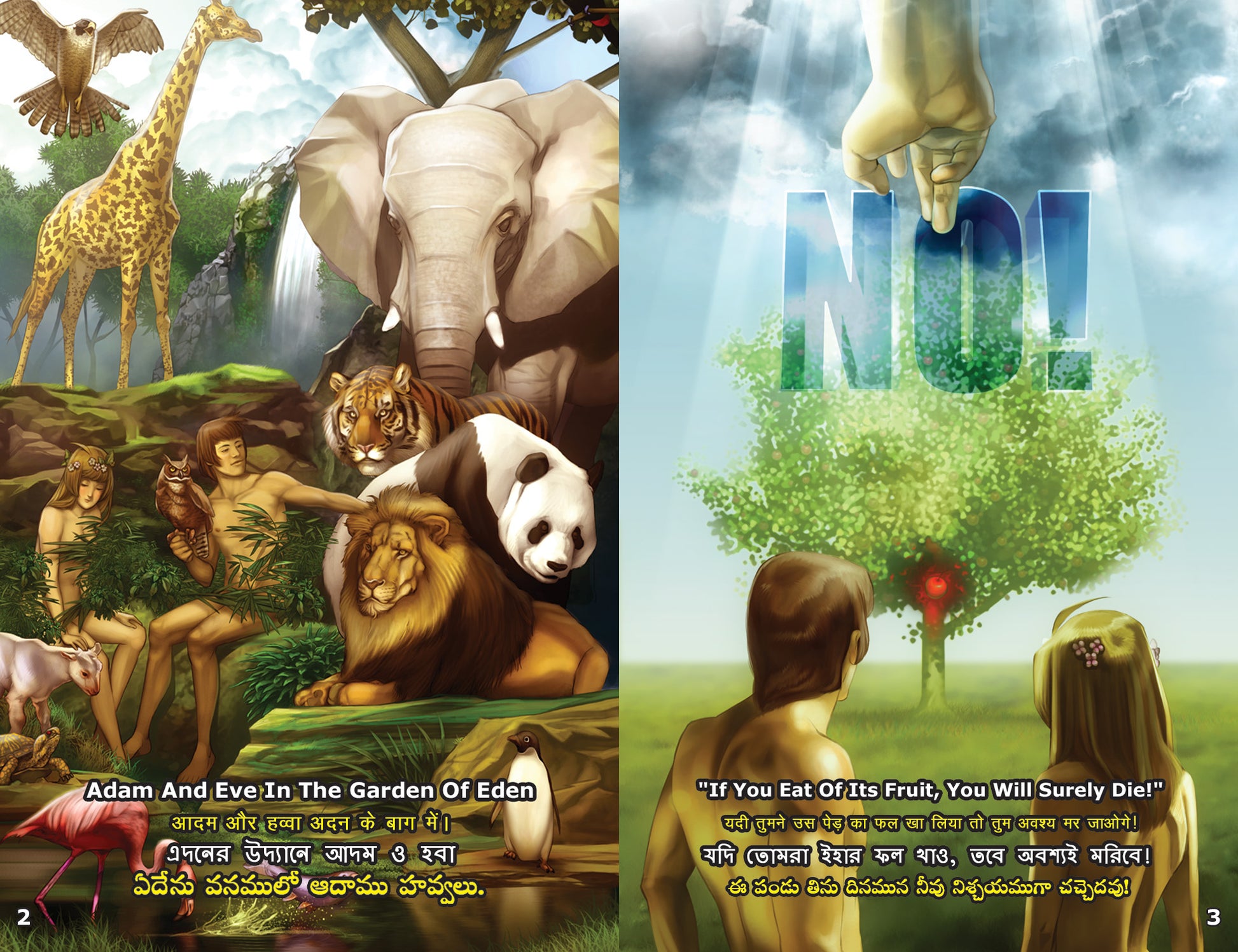 Kid's English, Hindi, Bengali, & Telugu Gospel Bible Tracts - BibleTracts.org - GO! Evangelism