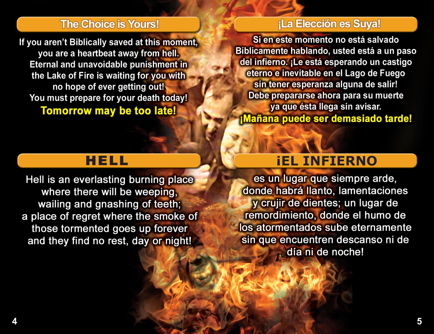 English & Spanish Gospel Bible Tracts - BibleTracts.org - GO! Evangelism