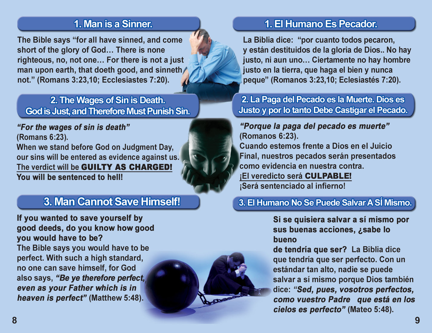 English & Spanish Gospel Bible Tracts - BibleTracts.org - GO! Evangelism