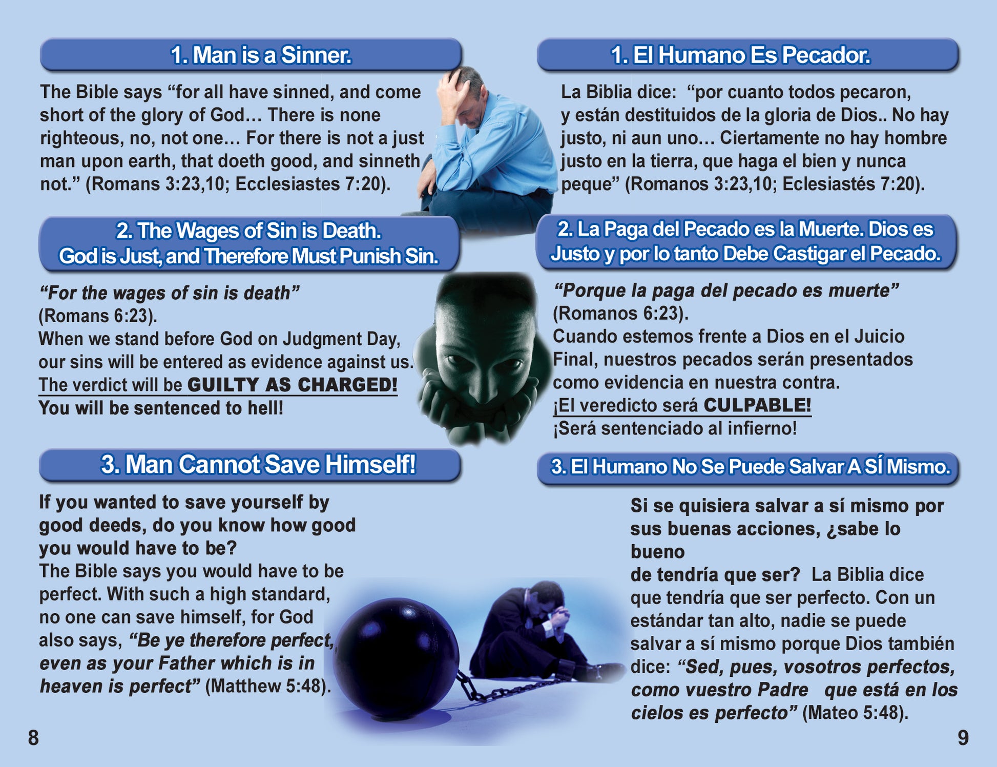 English & Spanish Gospel Bible Tracts - BibleTracts.org - GO! Evangelism