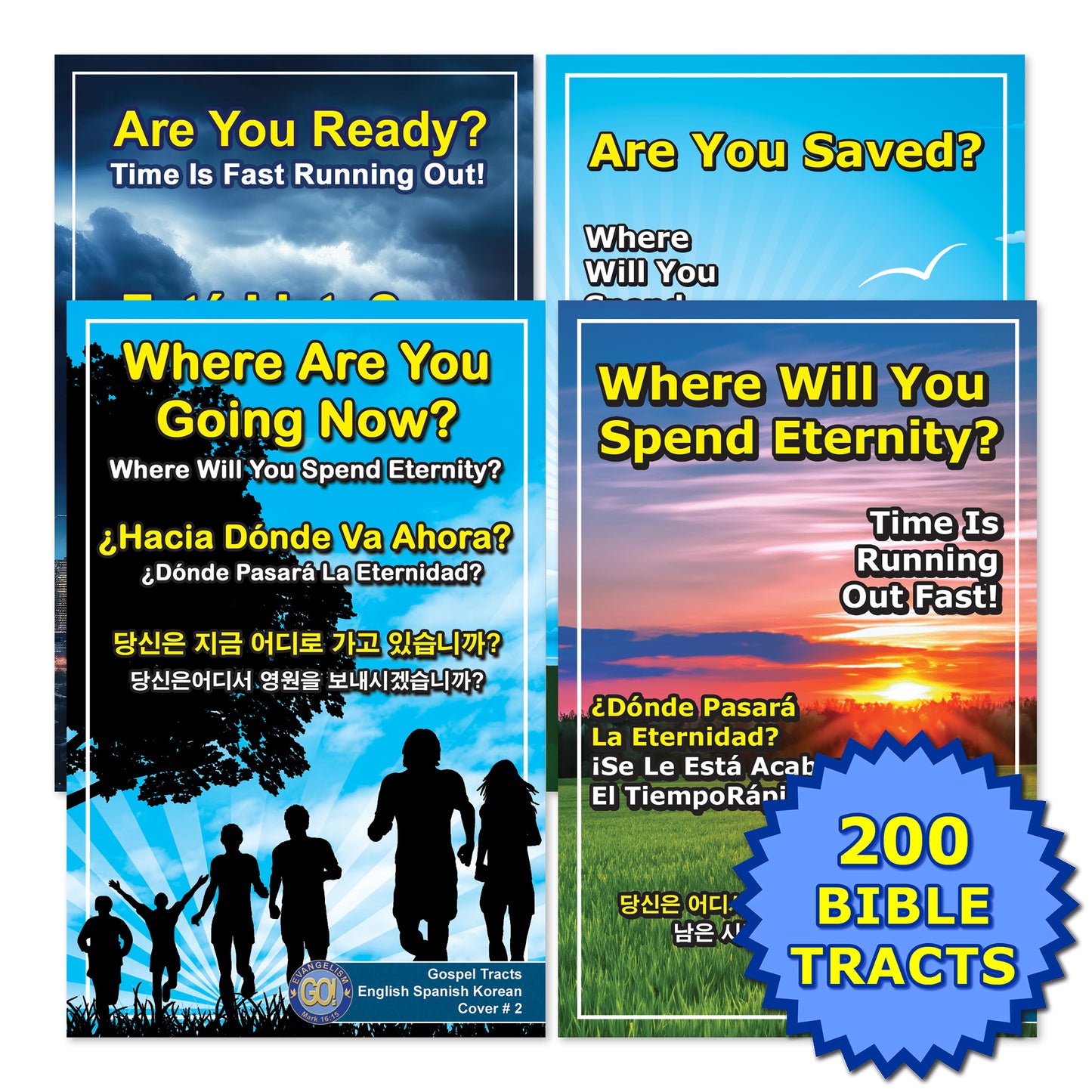 English Spanish & Korean Gospel Bible Tracts - BibleTracts.org - GO! Evangelism