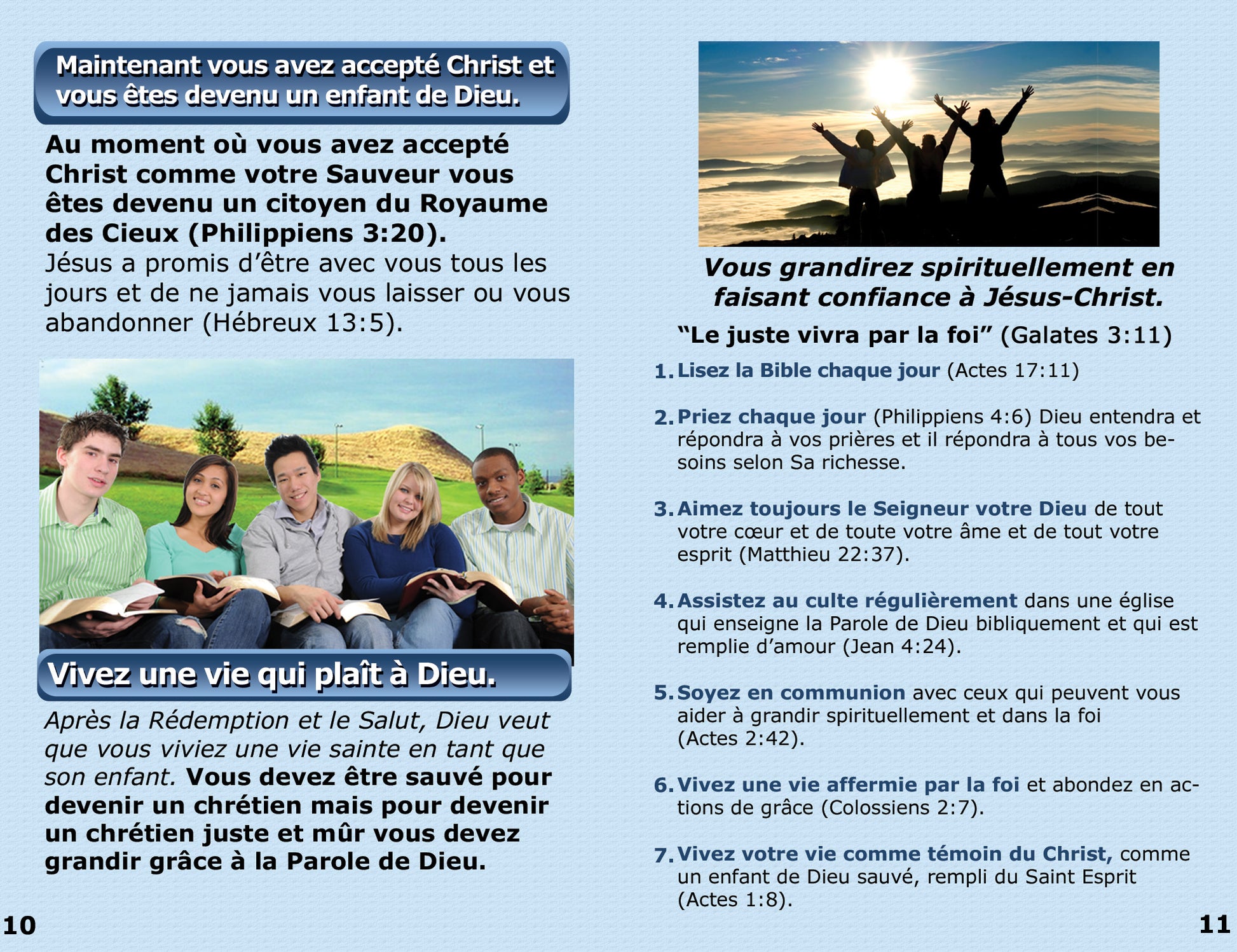 French Gospel Bible Tracts - BibleTracts.org - GO! Evangelism