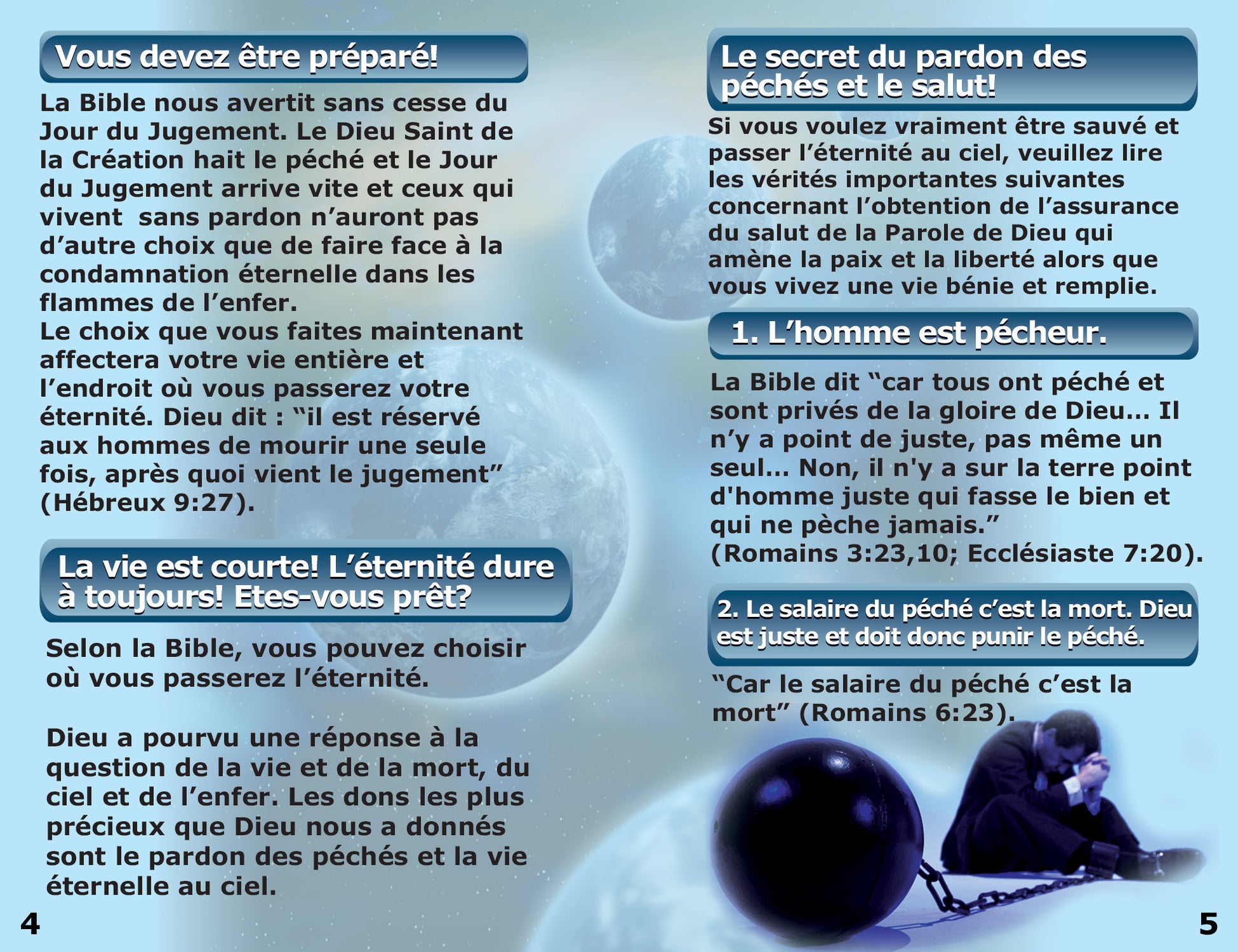 French Gospel Bible Tracts - BibleTracts.org - GO! Evangelism