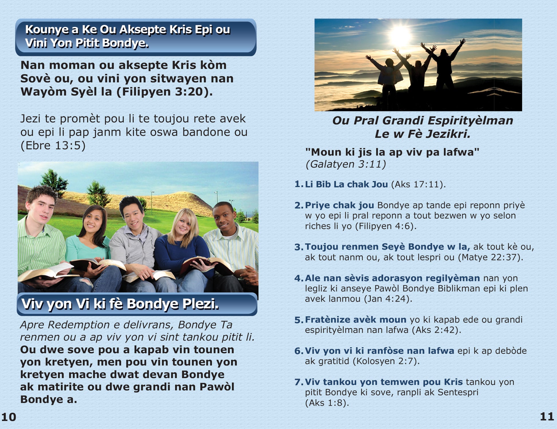 Haitian Gospel Bible Tracts - BibleTracts.org - GO! Evangelism