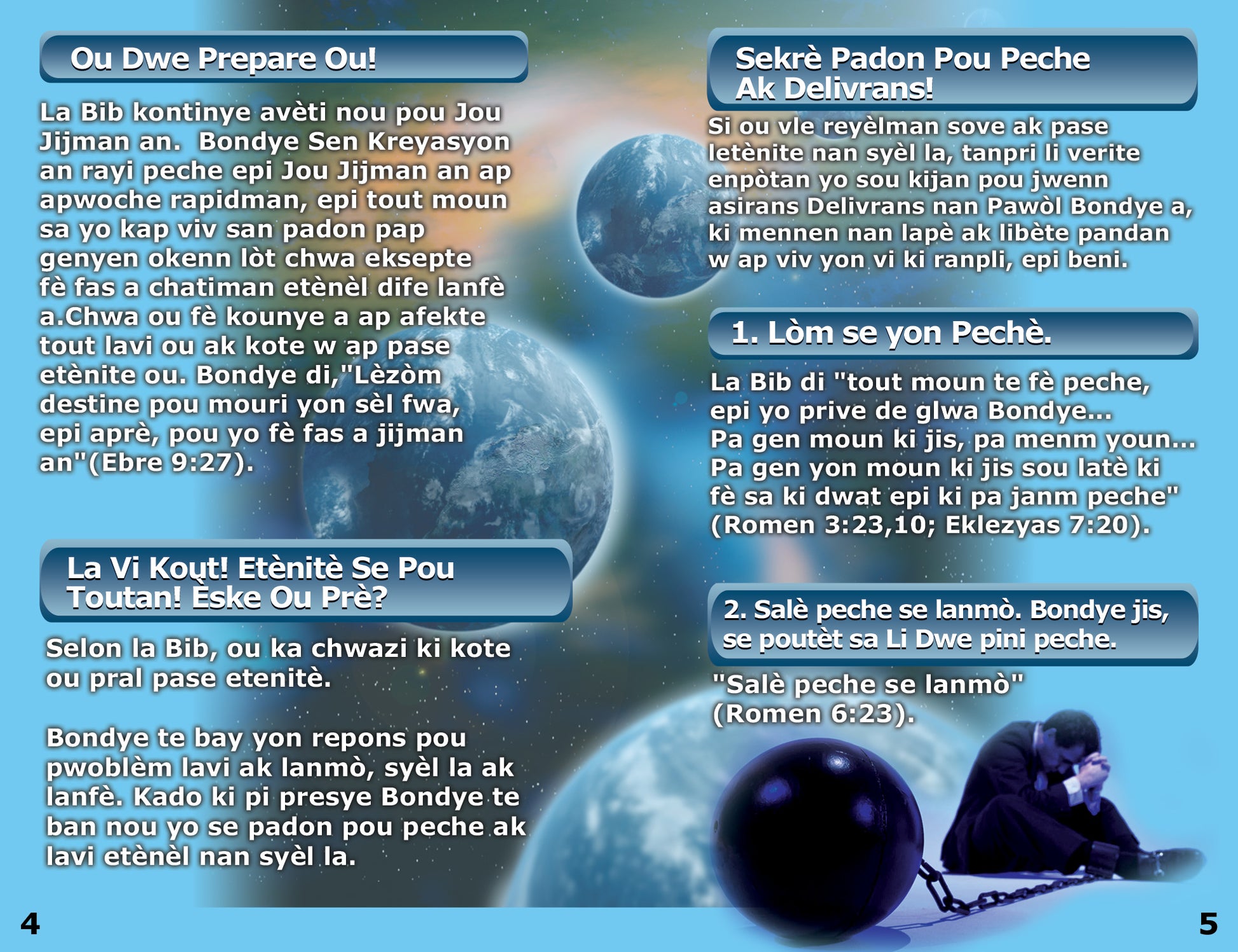 Haitian Gospel Bible Tracts - BibleTracts.org - GO! Evangelism