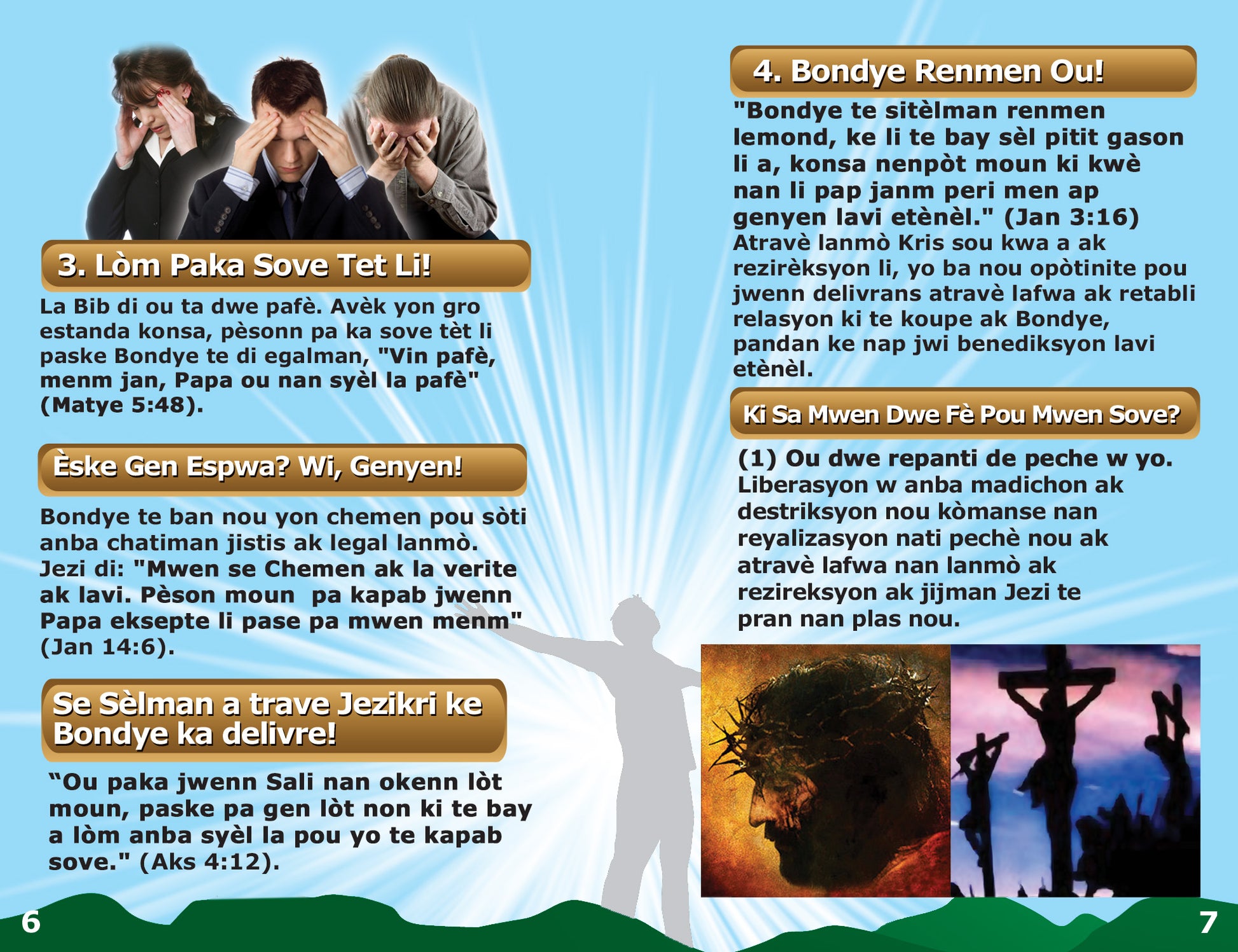 Haitian Gospel Bible Tracts - BibleTracts.org - GO! Evangelism