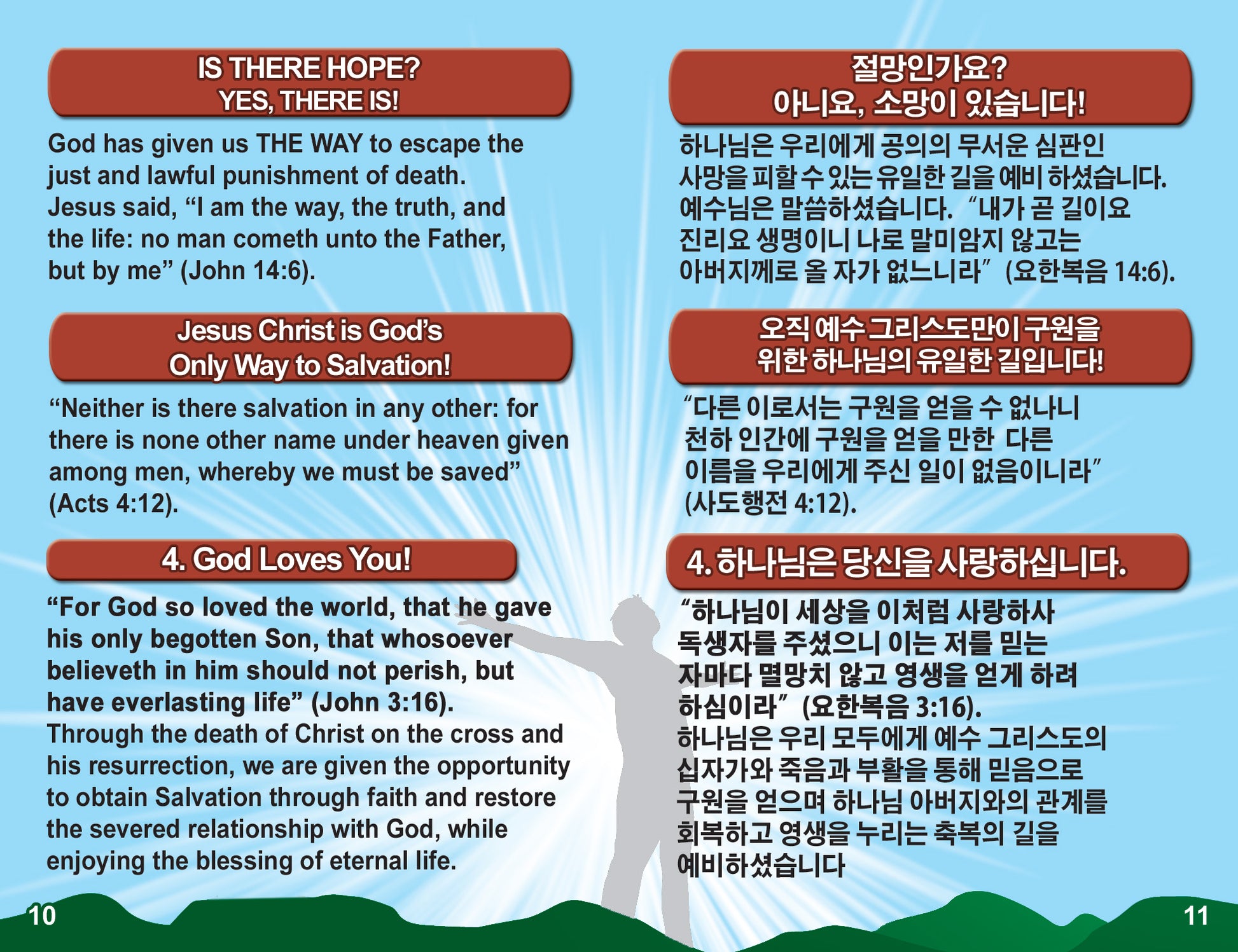 Korean & English Gospel Bible Tracts - BibleTracts.org - GO! Evangelism