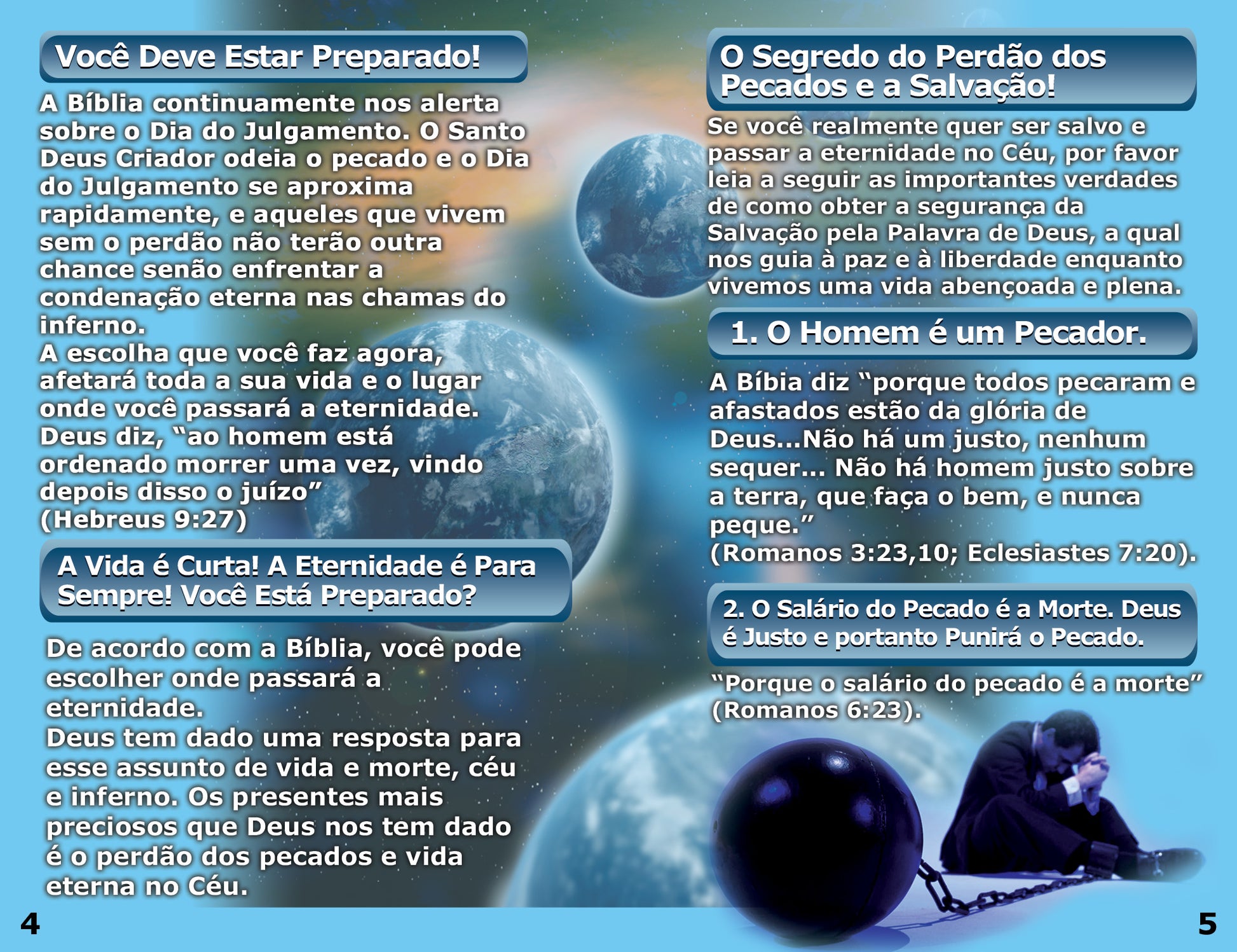 Portuguese Gospel Bible Tracts - BibleTracts.org - GO! Evangelism