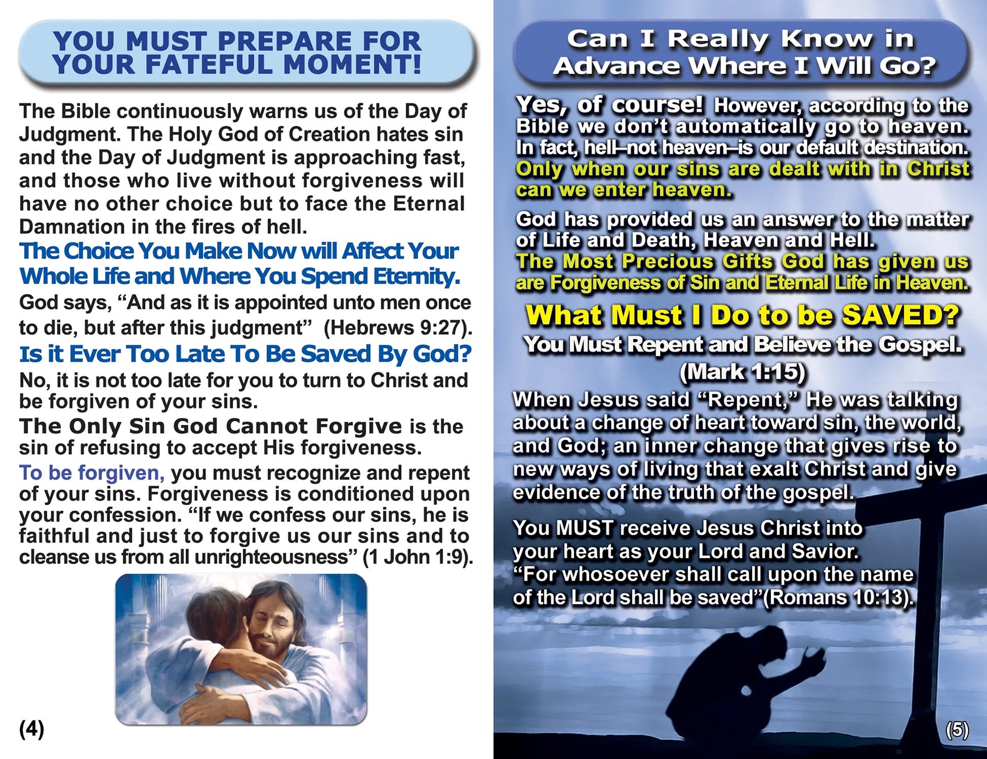 English Rapture Gospel Bible Tracts - BibleTracts.org - GO! Evangelism