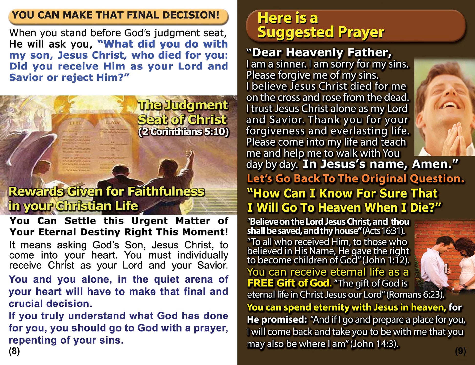 English Rapture Gospel Bible Tracts - BibleTracts.org - GO! Evangelism