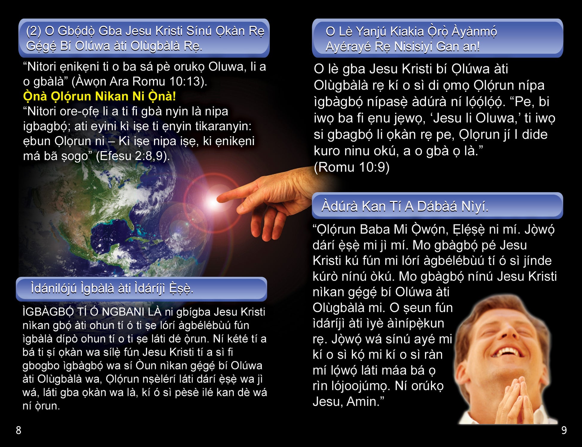 Yoruba Gospel Bible Tracts - BibleTracts.org - GO! Evangelism